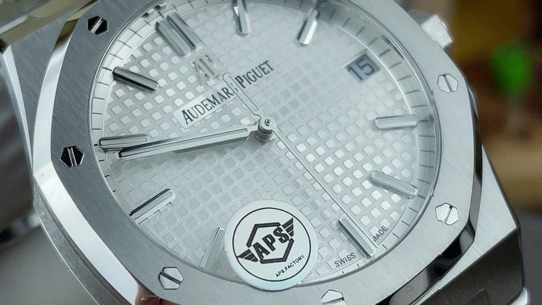 Audemars Piguet 15500 White – APS Factory Royal Oak 41mm Stainless Steel Automatic Watch