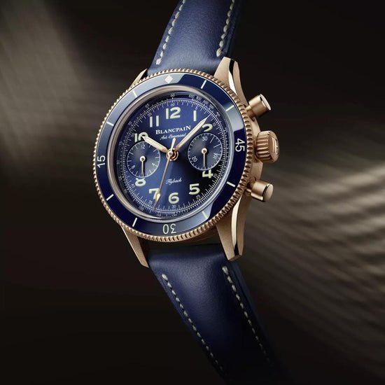 Blancpain Replica Watch Air Command Flyback Chronograph, 18k Rose Gold, 36.2mm, AC03-36B40-63A