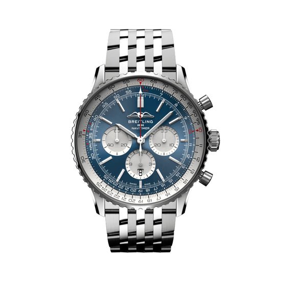 Breitling Replica Watch Navitimer B01 Chronograph 46, Stainless Steel, AB0137211C1A1
