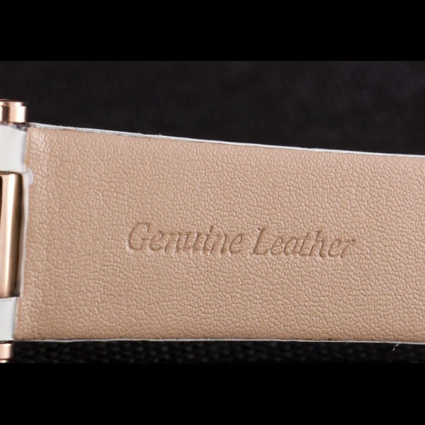 Cartier Ballon Bleu White Leather Strap new59524