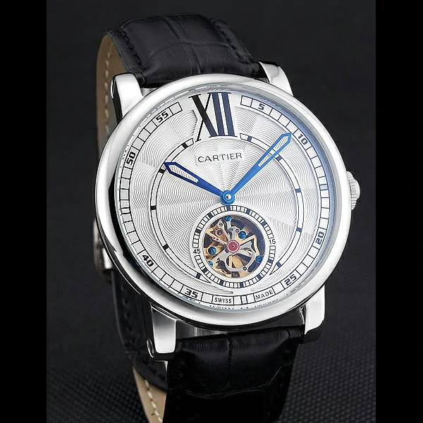 Cartier Rotonde Flying Tourbillon White Dial new59852