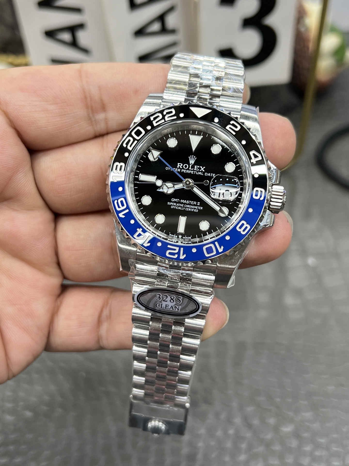 GMT Master II 126710BLNR – Premium “Batman” 3285 Automatic Replica