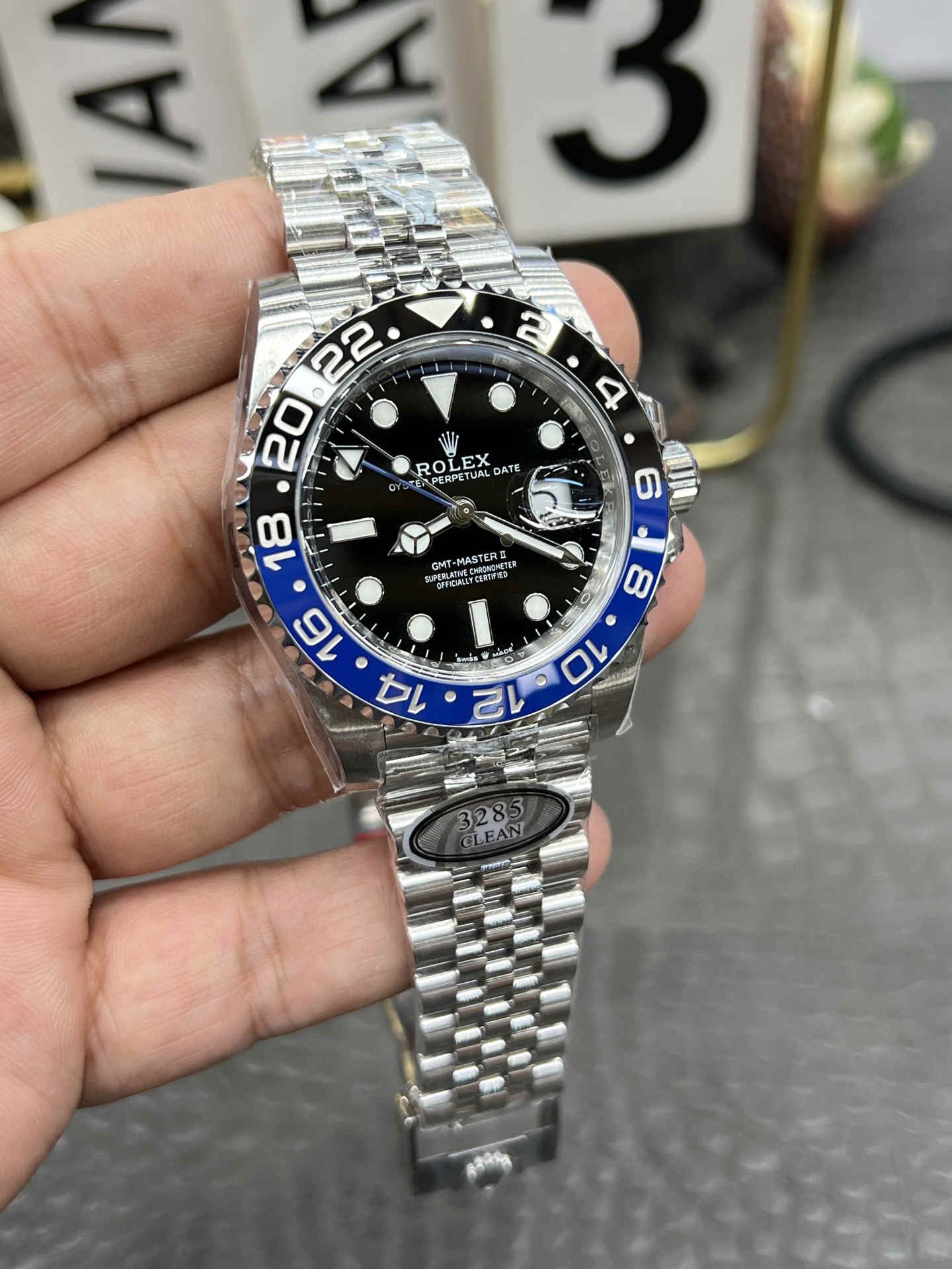 GMT Master II 126710BLNR – Premium “Batman” 3285 Automatic Replica
