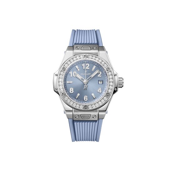 Hublot Replica Watch Big Bang One Click Steel Coal Blue Diamonds, 485.SX.717B.RX.1204.