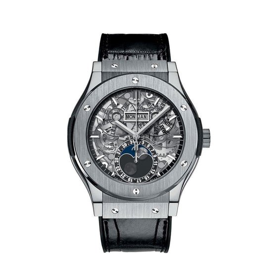 Hublot Replica Watch Classic Fusion Aerofusion Moonphase Titanium 45mm, 517.NX.0170.LR