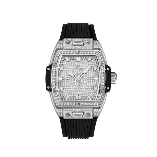 Hublot Replica Watch Spirit of Big Bang TITANIUM FULL PAVÉ 662.NX.9000.RX.1604