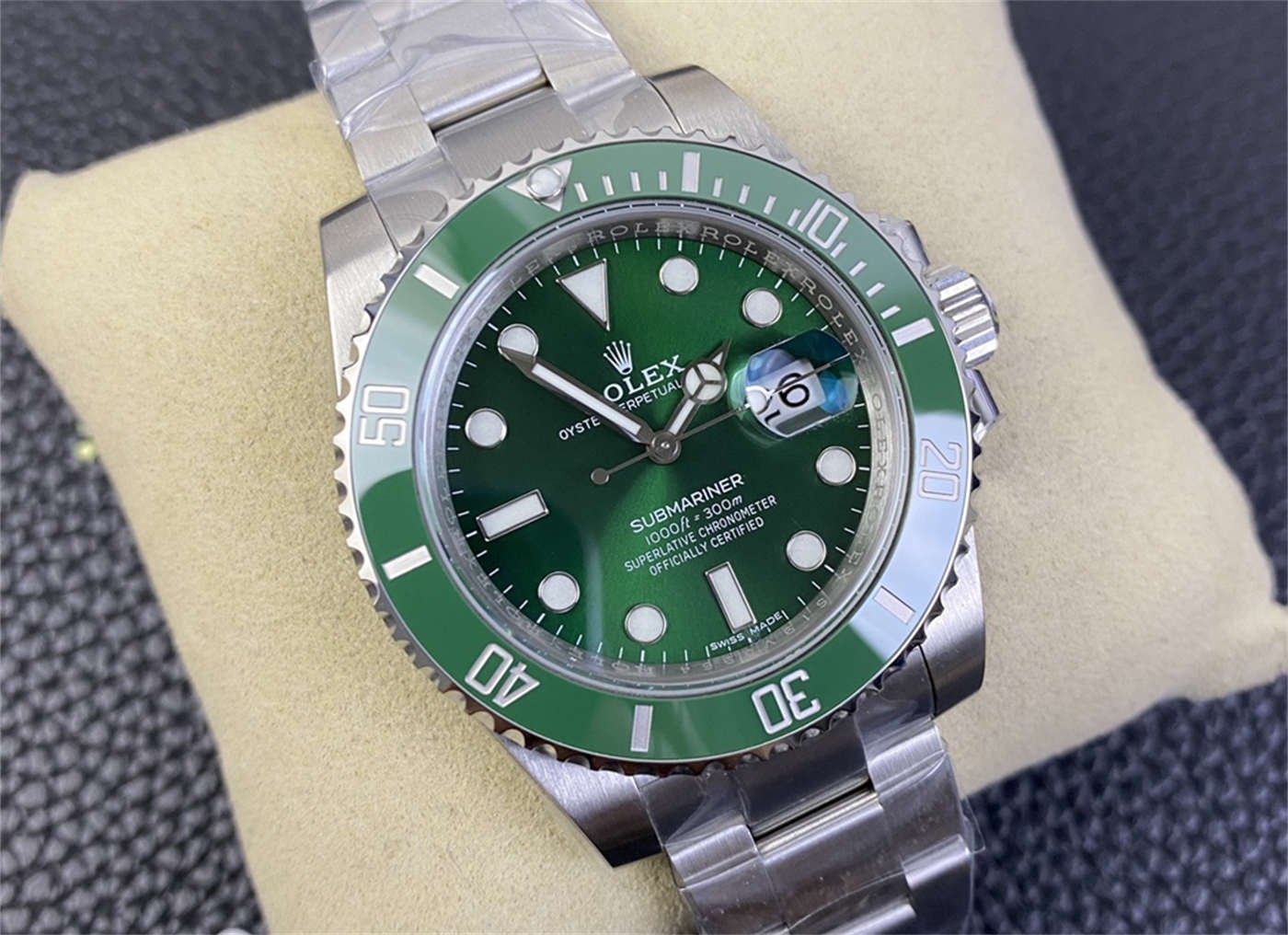 Hulk Rolex Submariner 116610LV VS Factory – Dandong 3135 Edition