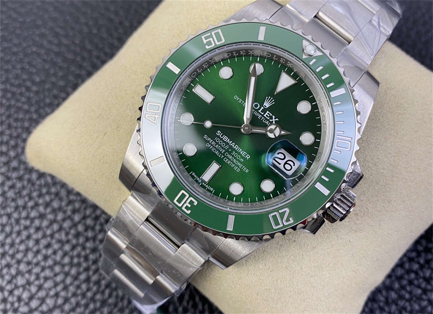 Hulk Rolex Submariner 116610LV VS Factory – Dandong 3135 Edition