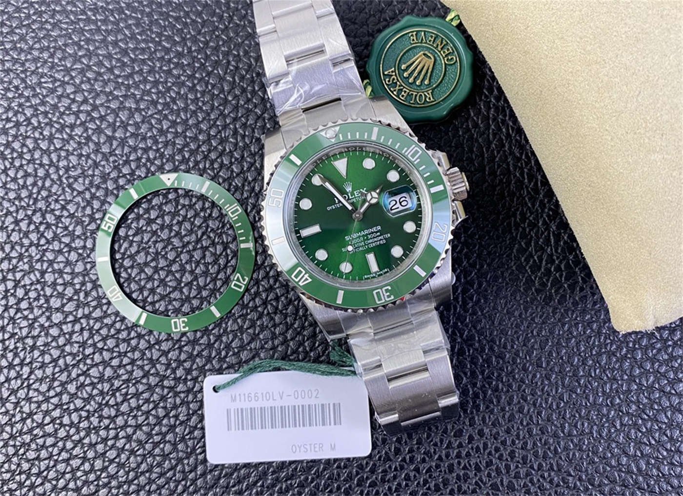 Hulk Rolex Submariner 116610LV VS Factory – Dandong 3135 Edition