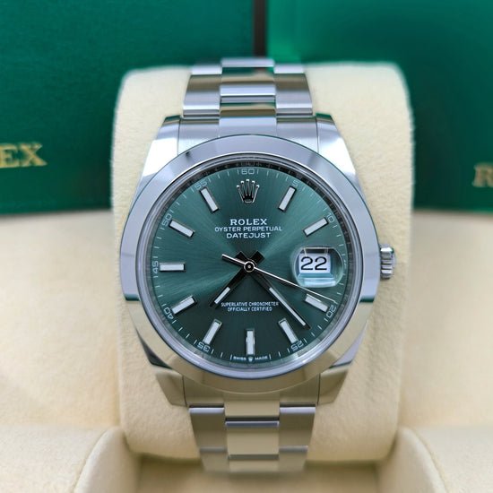 Pre-owned Rolex Replica Watch Datejust 41mm, Oystersteel, 126300-0019