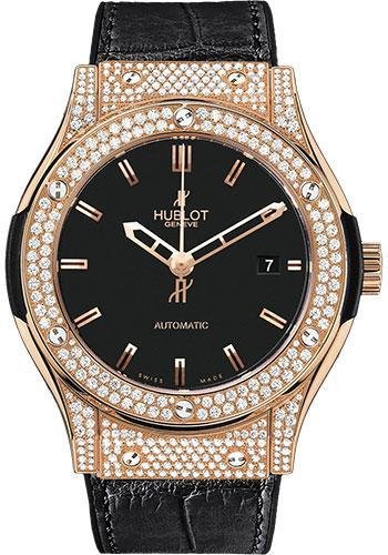 Replica Hublot Classic Fusion 45mm Red Gold Watch 511.PX.1180.LR.1704