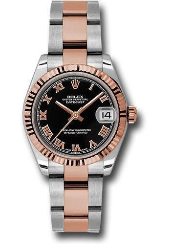 Replica Rolex Datejust 31mm Watch 178271 bkro