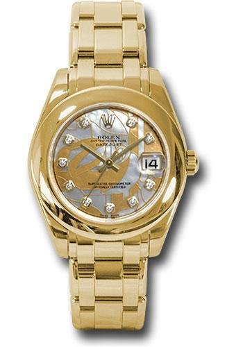 Replica Rolex Datejust Pearlmaster 34mm Watch: 81208 gdd