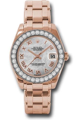 Replica Rolex Datejust Pearlmaster 34mm Watch: 81285 mrp