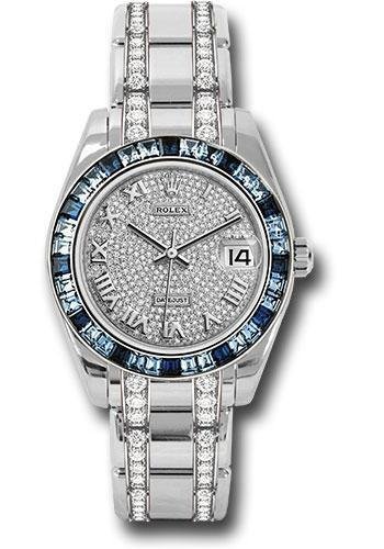 Replica Rolex Datejust Pearlmaster 34mm Watch: 81349SA dprdp