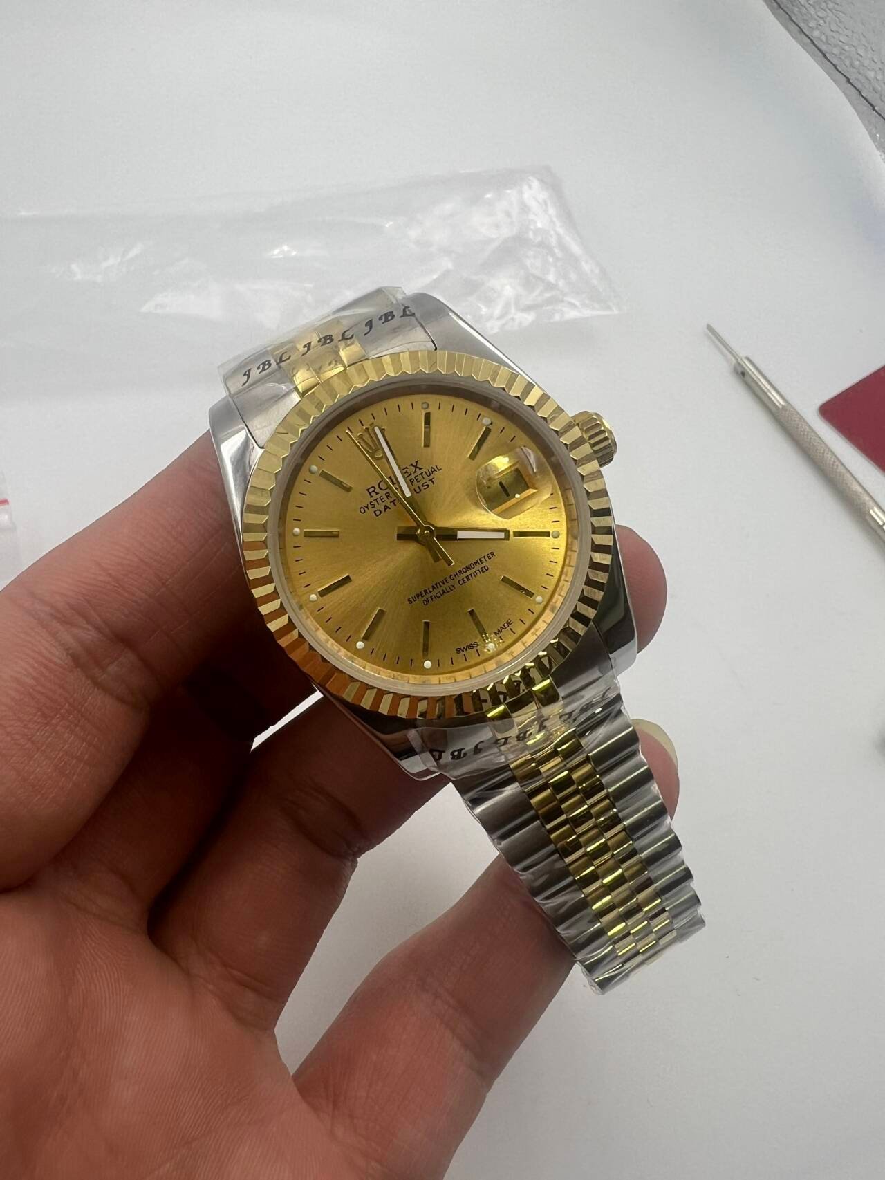 Replica Rolex Datejust Yellow Gold Automatic Vintage Watch New241119