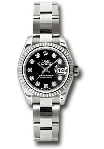 Replica Rolex Lady Datejust 26mm Watch 179179 bkdo