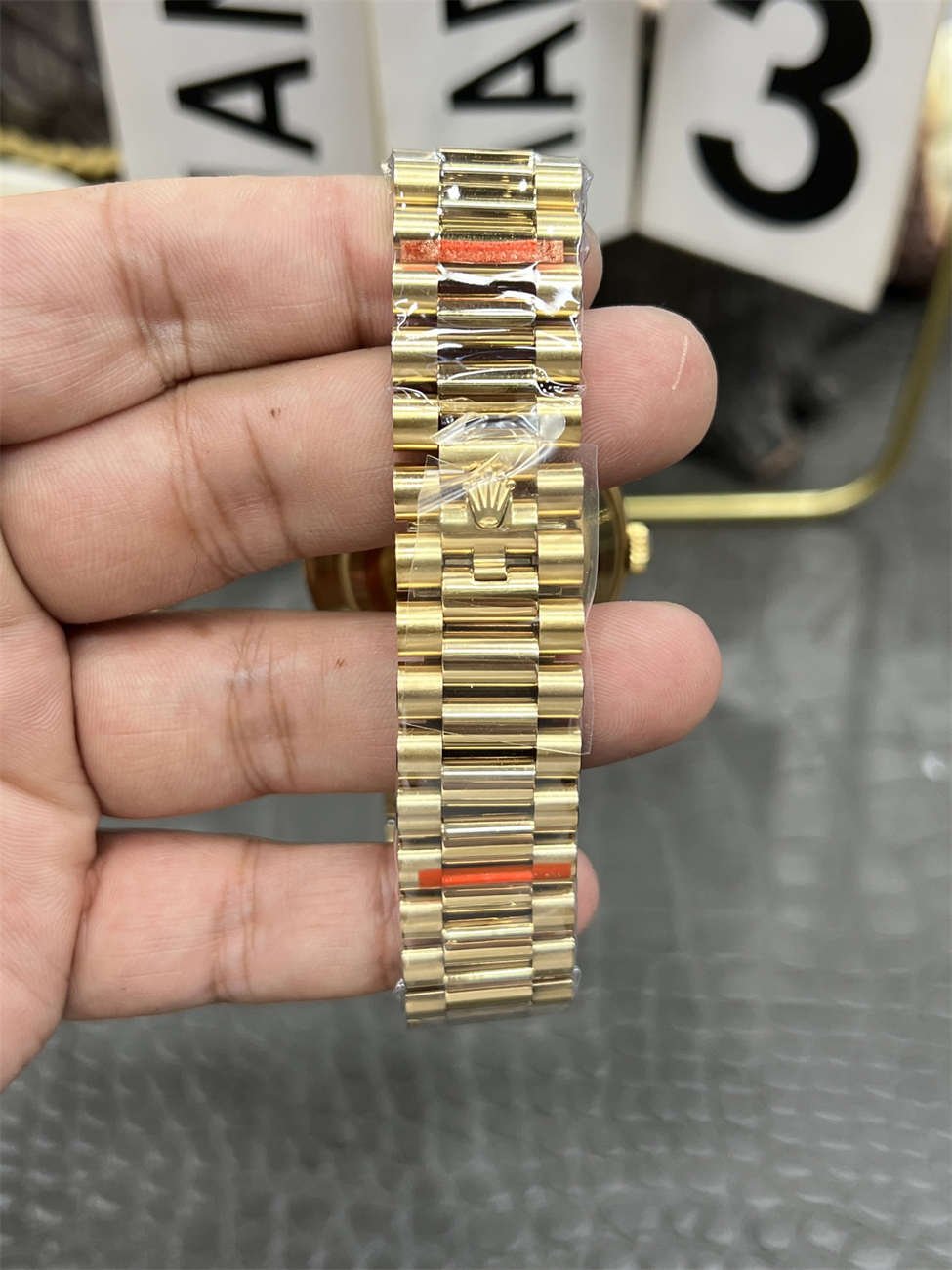 Rolex Day‑Date QF Factory 184g Replica – Black Dial, Full-Weight