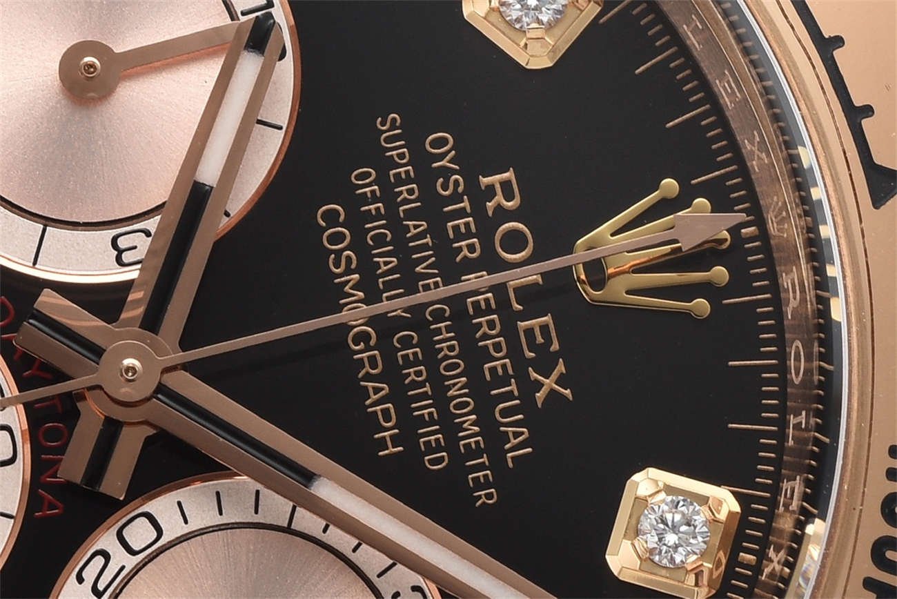Rolex Daytona 126505 Diamond Dial Replica – Rose Gold (4131 Movement)