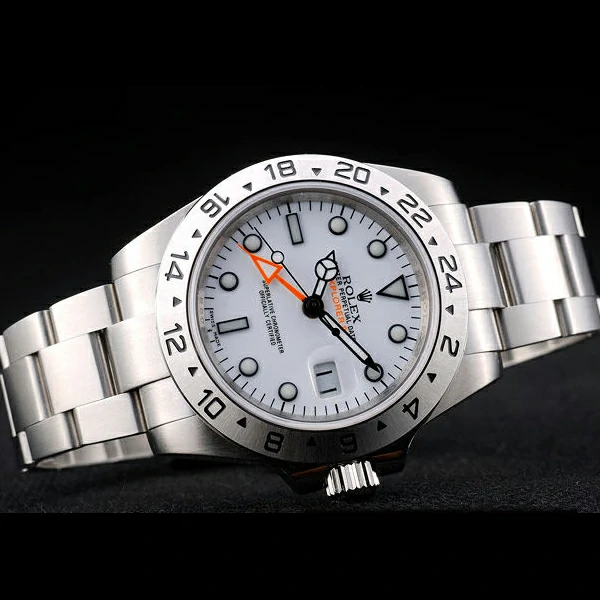 Rolex Explorer Stainless Steel Bezel White Dial Tachymeter new58743