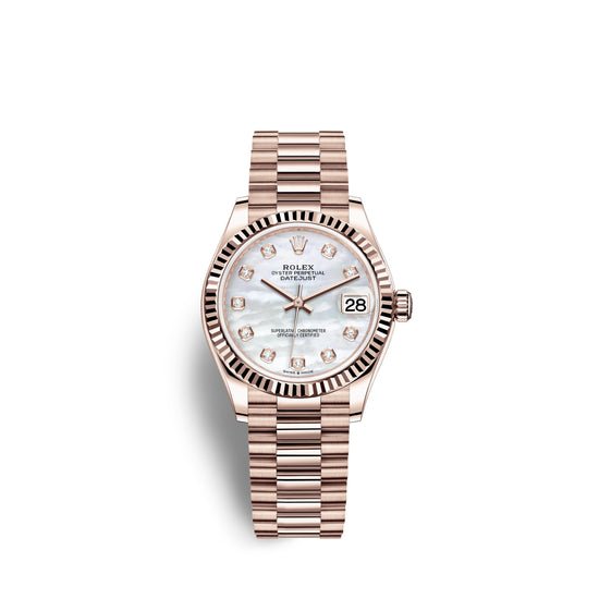 Rolex Replica Watch Datejust 31, 18k Everose Gold, 278275-0009