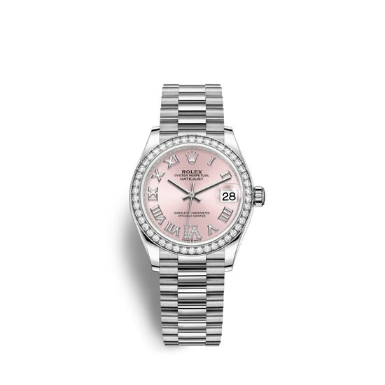 Rolex Replica Watch Datejust 31, 18kt White Gold, 278289RBR-0018