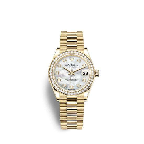 Rolex Replica Watch Datejust 31, 18kt Yellow Gold, 278288RBR-0006