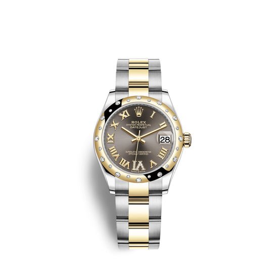 Rolex Replica Watch Datejust 31, Oystersteel, 18kt Yellow Gold and diamonds, 278343RBR-0017
