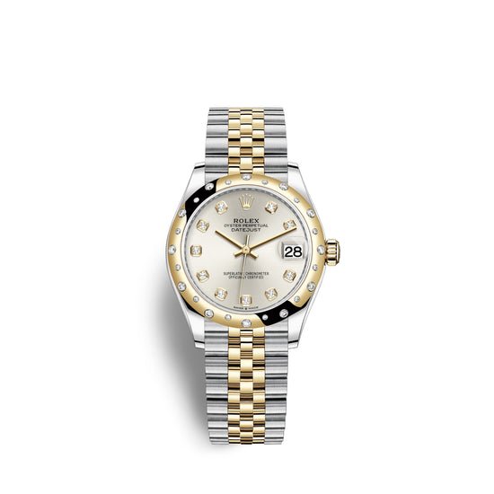 Rolex Replica Watch Datejust 31, Oystersteel, 18kt Yellow Gold and diamonds, 278343RBR-0020