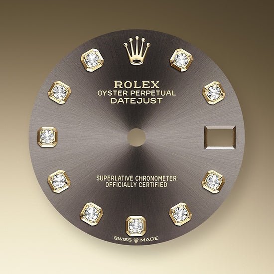 Rolex Replica Watch Datejust 31, Oystersteel, 18kt Yellow Gold and diamonds, 278343RBR-0022