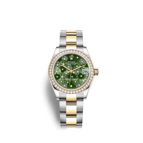 Rolex Replica Watch Datejust 31mm, Oystersteel and 18k Yellow Gold with Diamonds, 278383rbr-0031