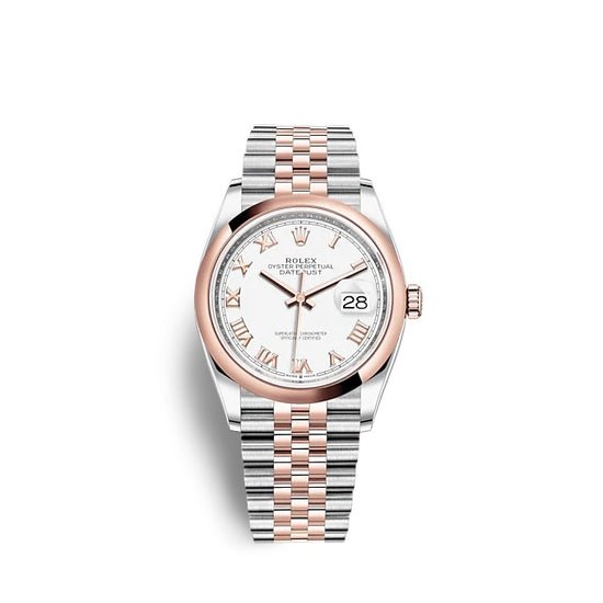 Rolex Replica Watch Datejust 36 Oystersteel and Everose gold 126201-0015