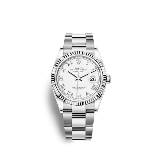 Rolex Replica Watch Datejust 36 Oystersteel and white gold 126234-0026