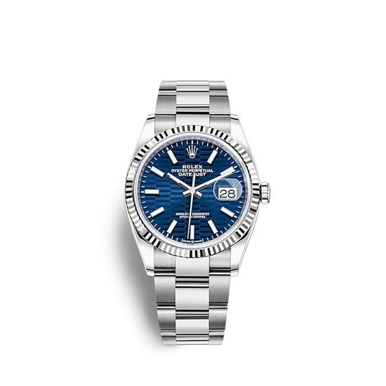 Rolex Replica Watch Datejust 36 Oystersteel and white gold 126234-0050