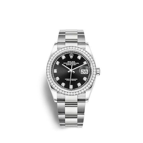 Rolex Replica Watch Datejust 36 Oystersteel and white gold 126284RBR-0020