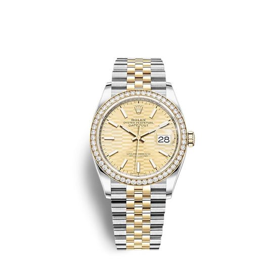 Rolex Replica Watch Datejust 36 Oystersteel and yellow gold 126283RBR-0025