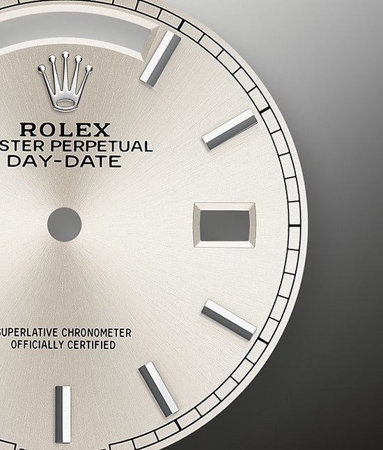 Rolex Replica Watch Day-Date 36 White gold 128239-0005