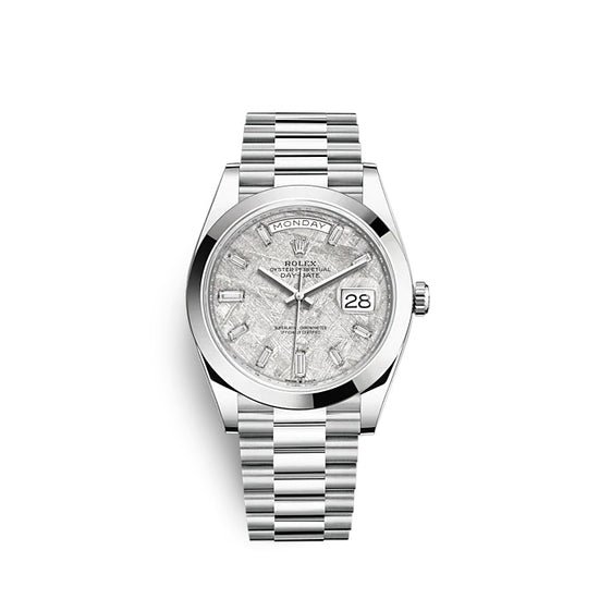 Rolex Replica Watch Day-Date 40 Platinum 228206-0036