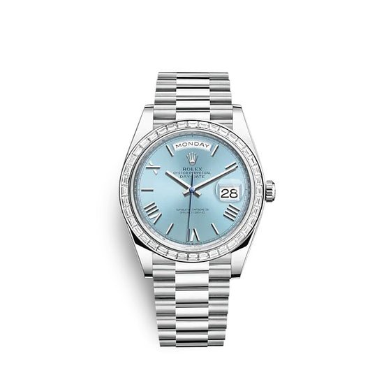 Rolex Replica Watch Day-Date 40 Platinum 228396TBR-0030