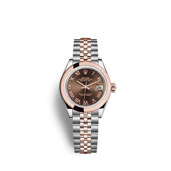 Rolex Replica Watch Lady-Datejust 28, Oystersteel and 18k Everose Gold, 279161-0009