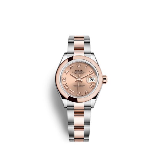 Rolex Replica Watch Lady-Datejust 28, Oystersteel and 18k Everose Gold, 279161-0026