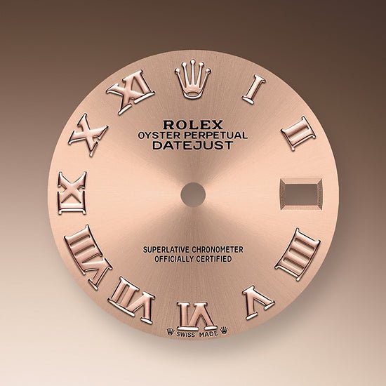 Rolex Replica Watch Lady-Datejust 28, Oystersteel and 18k Everose Gold, 279171-0025