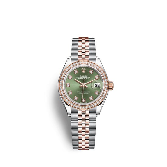 Rolex Replica Watch Lady-Datejust 28, Oystersteel and 18k Everose Gold, 279381RBR-0007