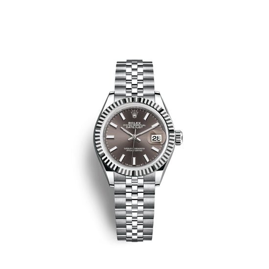 Rolex Replica Watch Lady-Datejust 28, Oystersteel and 18k White Gold, 279174-0011