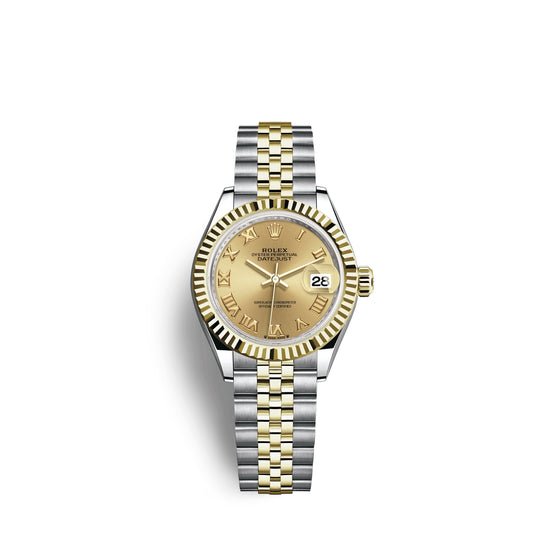 Rolex Replica Watch Lady-Datejust 28, Oystersteel and 18k Yellow Gold, 279173-0009