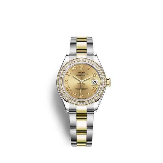 Rolex Replica Watch Lady-Datejust 28, Oystersteel and 18k Yellow Gold, 279383RBR-0010