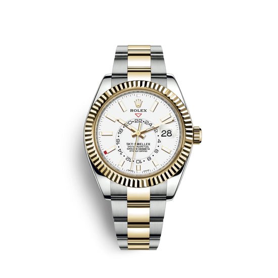 Rolex Replica Watch Sky-Dweller 42mm, Oystersteel and 18k Yellow Gold, 326933-0009