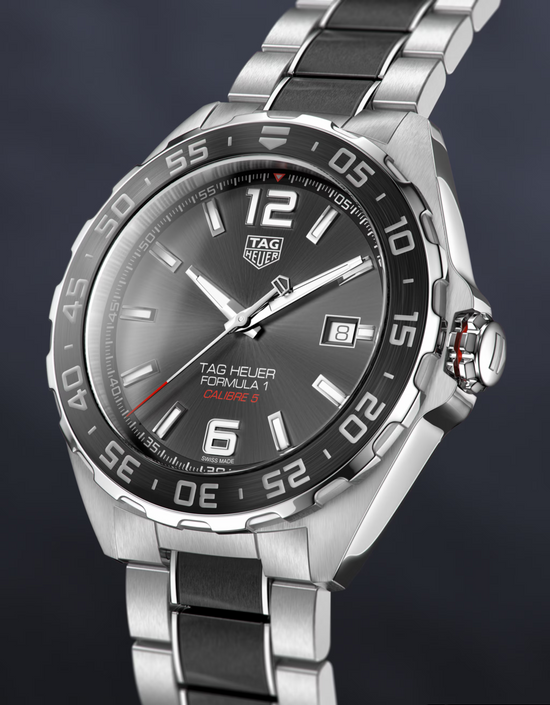 TAG Heuer Formula 1 Date, Automatic, 43 mm, Stainless Steel, Сeramic WAZ2011.BA0843