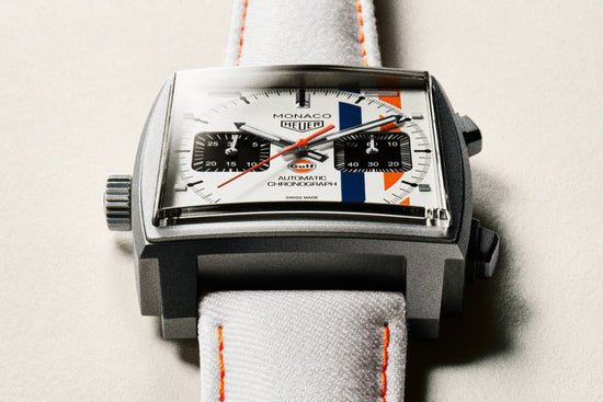 TAG Heuer Monaco Chronograph x Gulf Automatic, Titanium, 39mm, CAW218G.EB0393