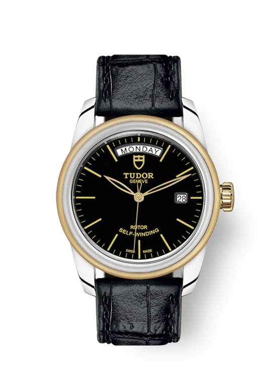 Tudor Replica Watch Glamour Date+Day, Stainless Steel and 18k Yellow Gold, 39mm, M56003-0040